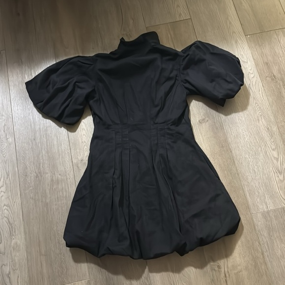 NWT! Gap Black Bubble Mini Shirtdress - Size XS 🐯 - Picture 9 of 9